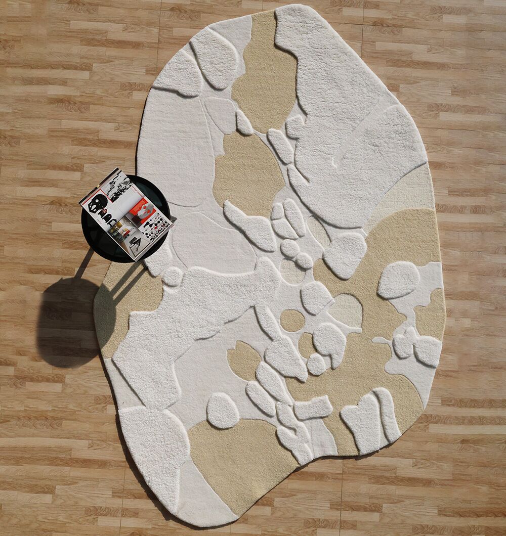 Creative Multi Color Wool & Cotton Handmade Rug - HTW 69 (200x300cm)