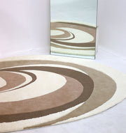 Wool & Cotton Multi Color Shape Rug HTW-81
