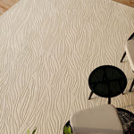 Natural White Color Handmade Area Rug - HTW-89 (300X400 CM)