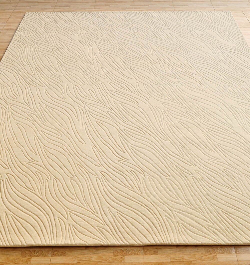 Natural White Color Handmade Area Rug - HTW-89 (300X400 CM)