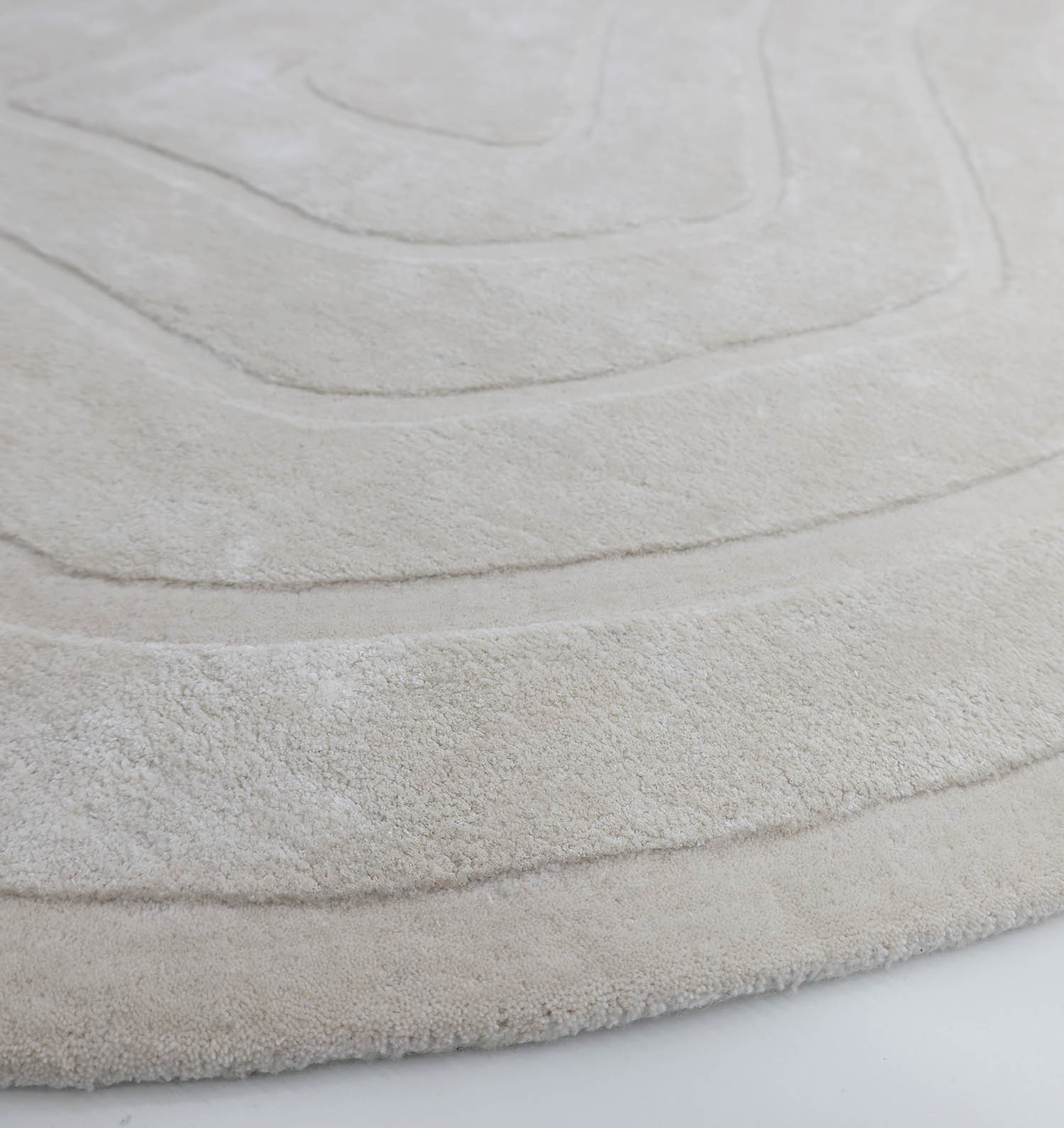 Luxurious Off-White Hand-Tufted Rug - HTWV 111 (200x300cm)