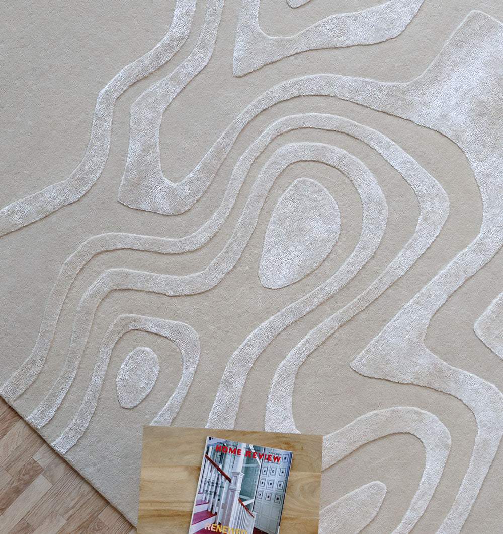 Detailed shot of the handwoven construction, resilient and elegant, blending with stylish interior accents.