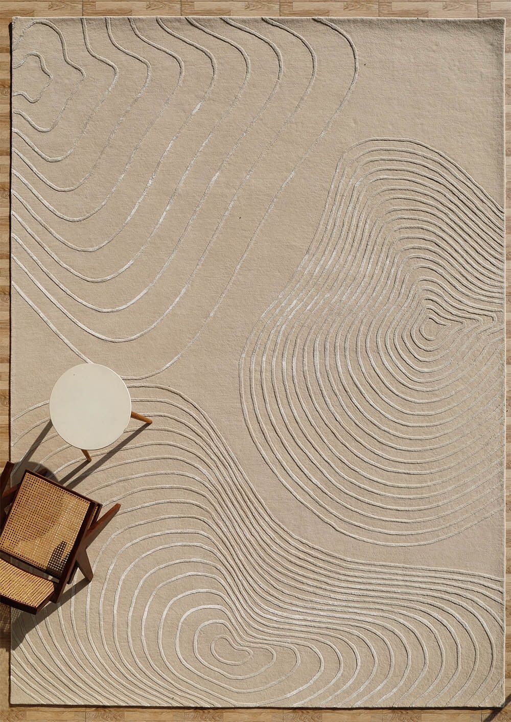 Natural Color Handmade Area Rug - HTWV-149 (300x400 cm)