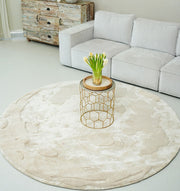 Natural Color Handmade Area Rug - HTWV-150 (200 cm rd)