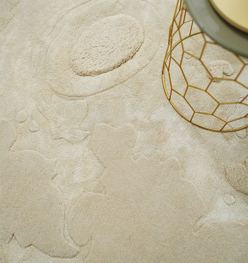 Natural Color Handmade Area Rug - HTWV-150 (200 cm rd)