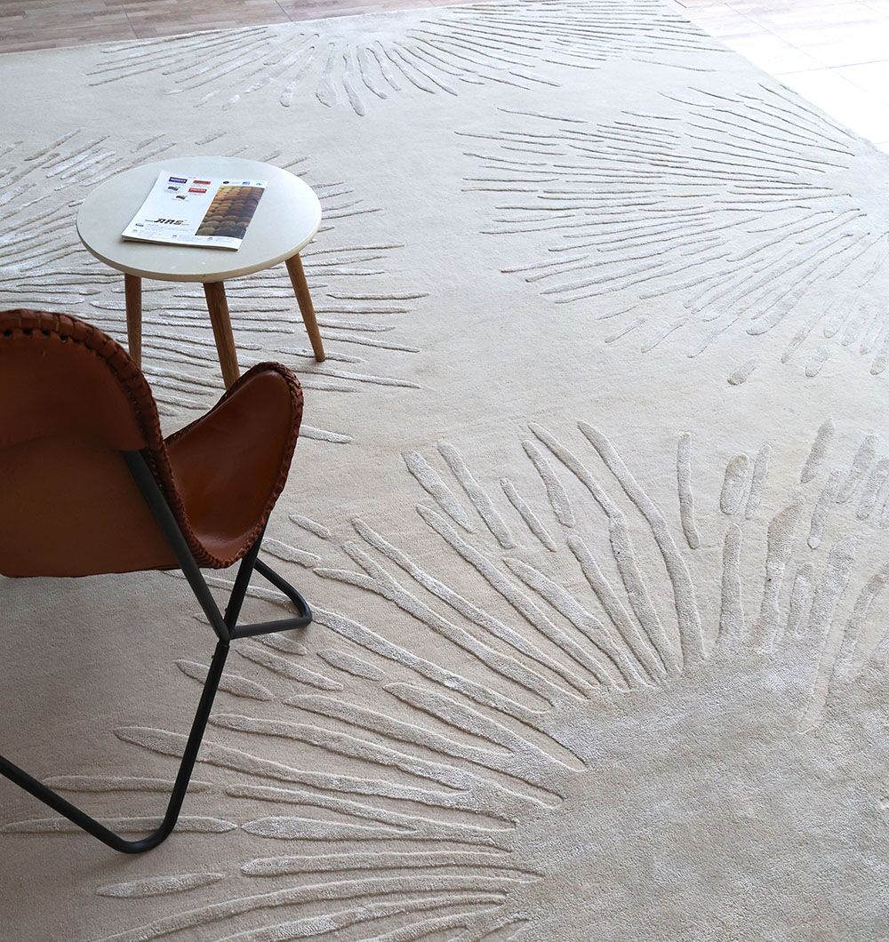 Rectangle Home Decor Light Beige Color Rug - HTWV 160 (300X400 cm)