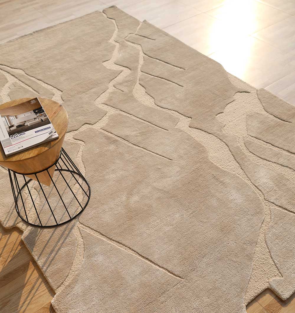 Modern Viscose & Wool Handmade Carpet 200x300 – HTWV-172