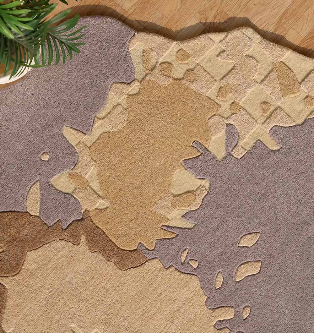 Abstract Shaped Handmade Area Rug- HTWV 174 (200x300 cm)