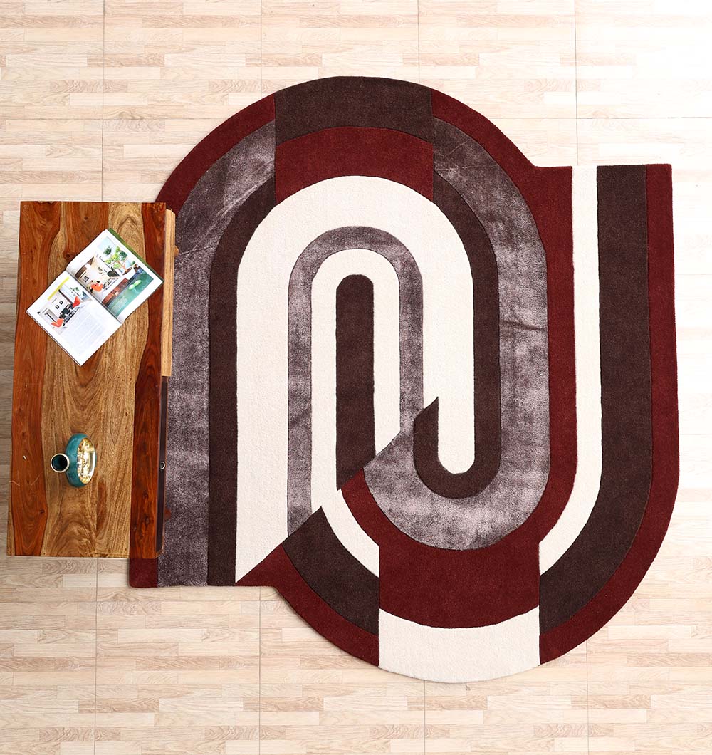 Modern Geometric Shaped Rug  HTWV 184 (200 x 226 cm)