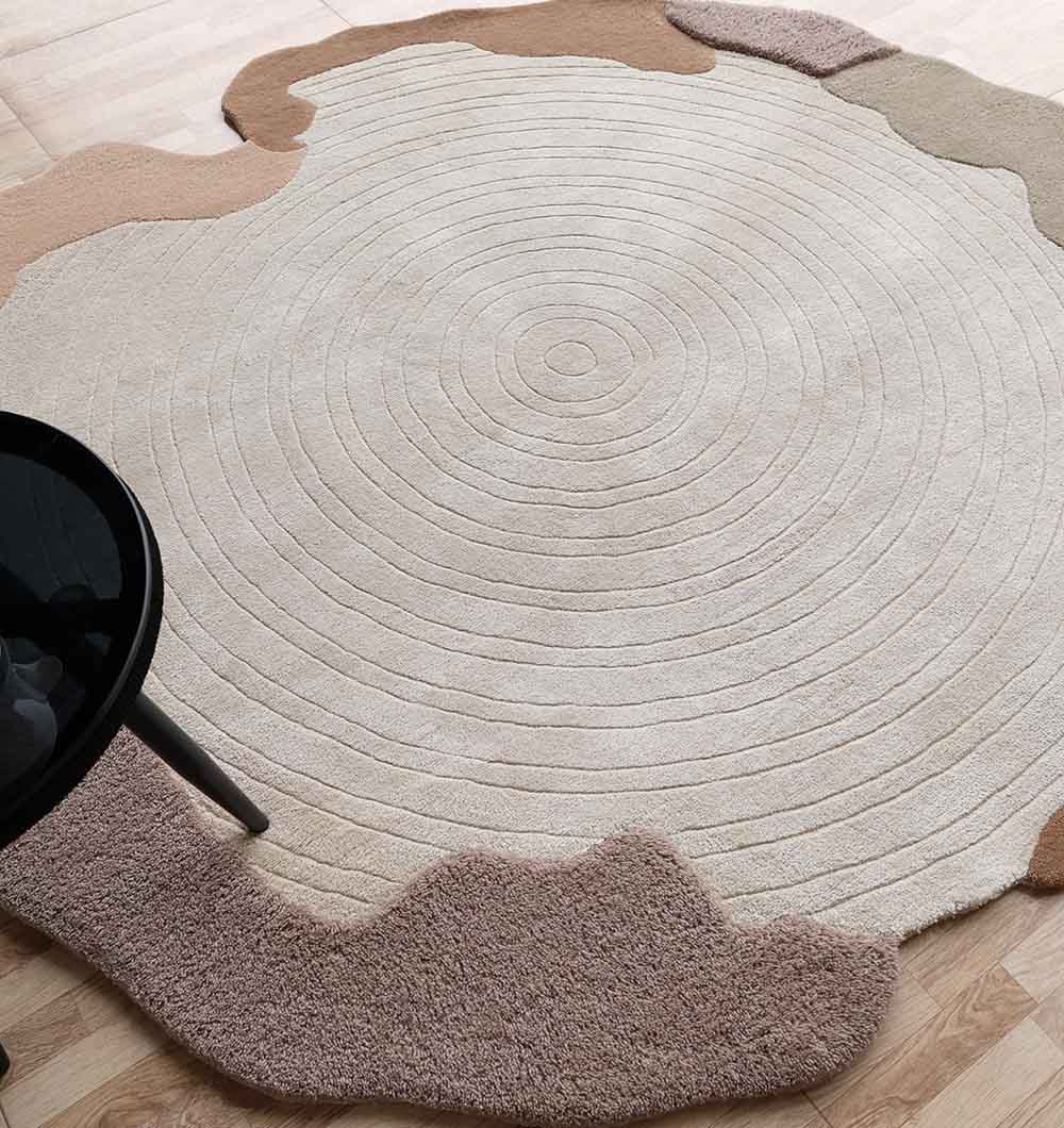 Decorative Handmade Modern Shaped Rug  HTWV 185 (183 x 200 cm)