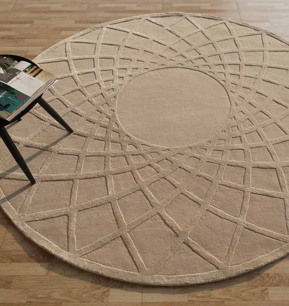 Handmade Round Area Rug - HTWV 61 (200 Cm)