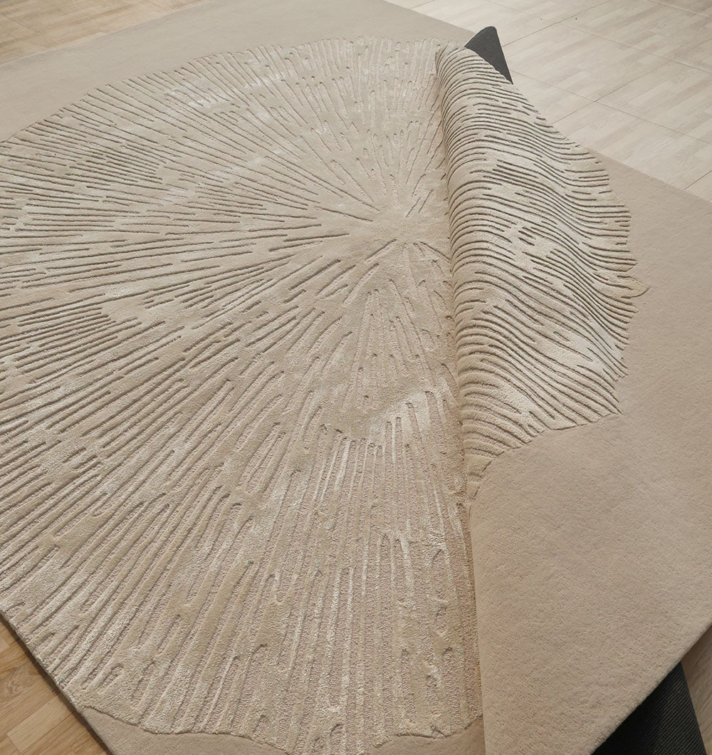 Extreme close-up showcasing the refined weave and $50\%$ wool, $30\%$ viscose, $20\%$ cotton material composition.