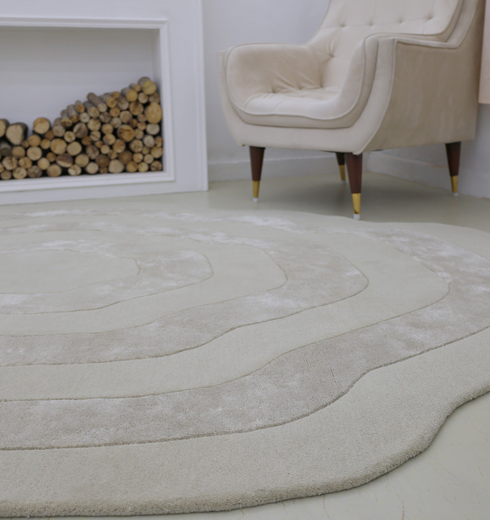 Wool, Tencel & Cotton Multi Color Rug HTWV-91