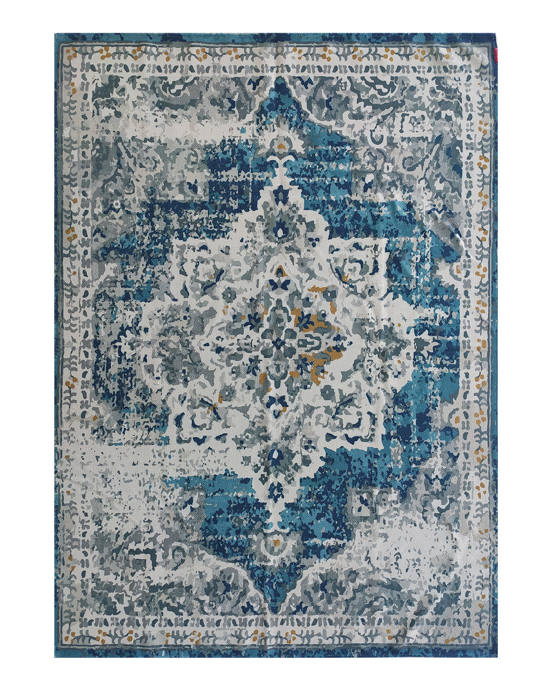 Vintage Pattern Multi Color Printed Rug, size 170x240 cm, perfect for any setting