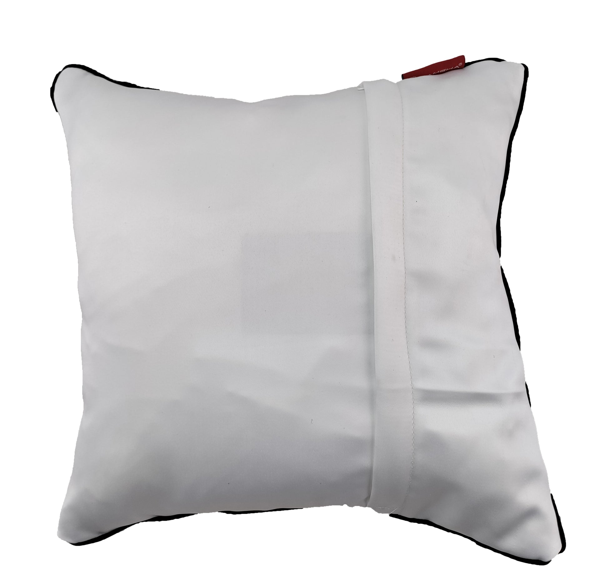 The RAMSHA HOME Floral Printed Multi Color Cushion is a vibrant rectangular pillow perfect for home decor, featuring a stylish floral print and a small red tag on the top right corner.