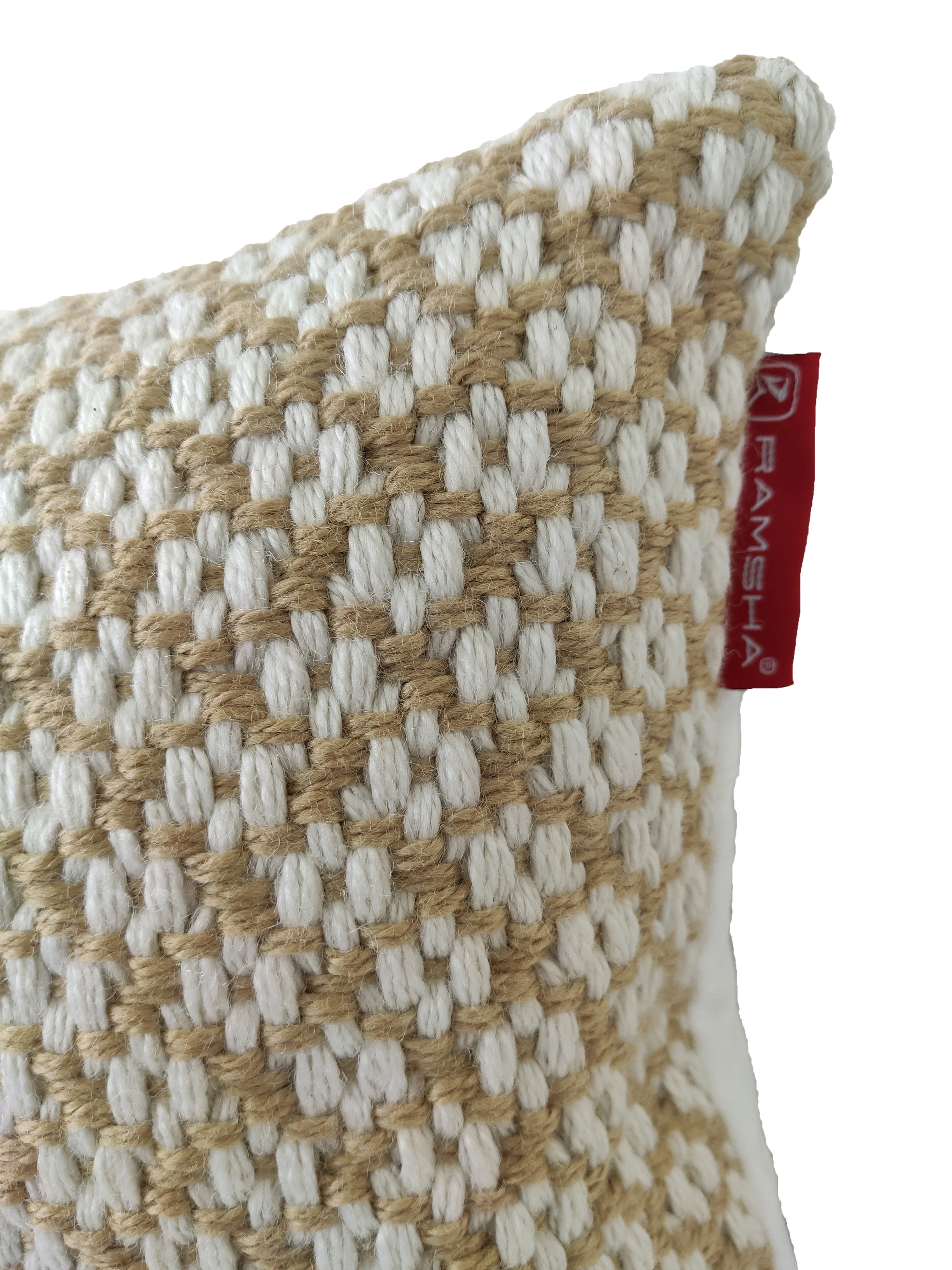 Soft and Cozy: Made from sumptuously soft cream-colored polyester fabric, this cushion is a delight to touch and provides a cozy spot for lounging or resting