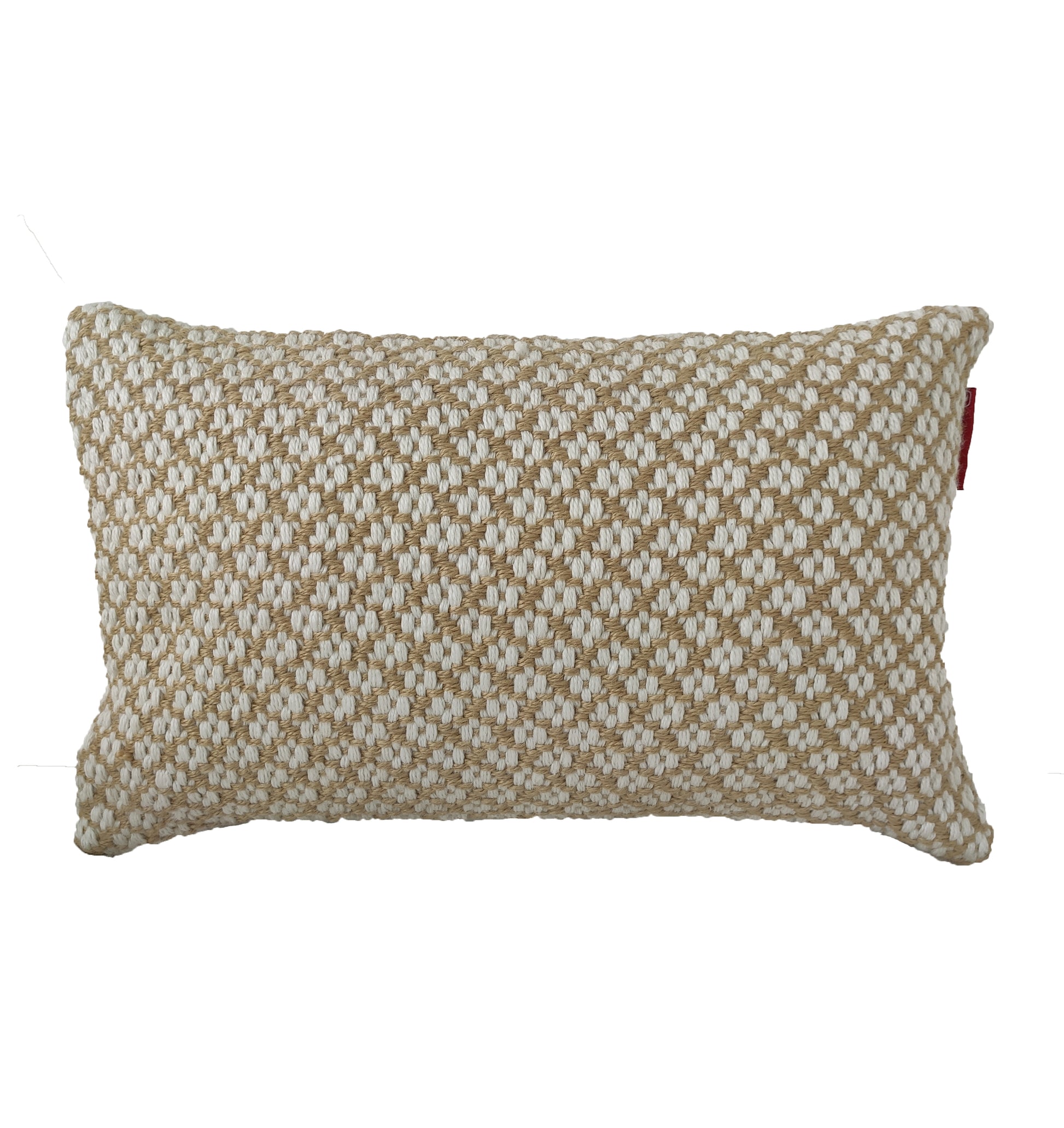 Luxurious Comfort: Indulge in the ultimate relaxation experience with our Woven Cushion in Cream Color, meticulously crafted for unparalleled softness and comfort.