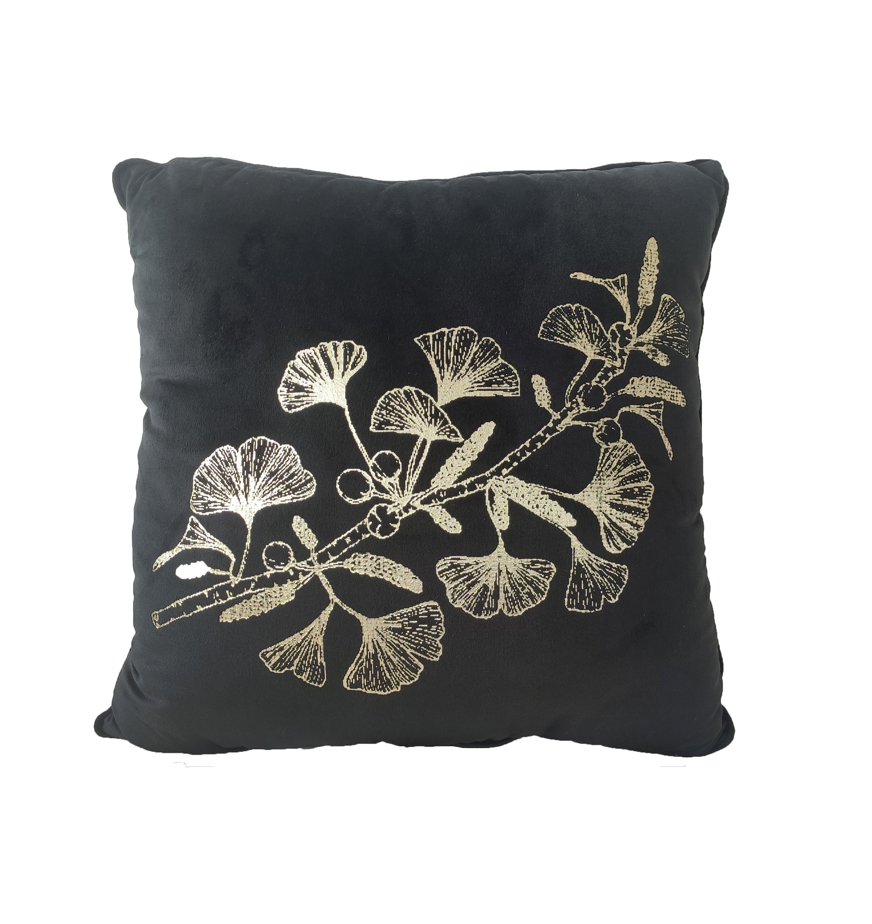 Polyester With Gold Foil Print Cushion With Insert CS-240