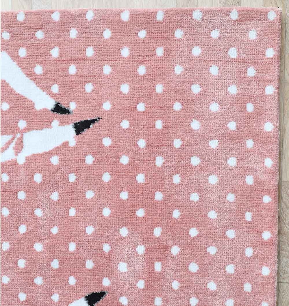 Unicorn Kids Rug - Pink Fantasy Playroom Area Carpet KD 004 (120X180 cm)