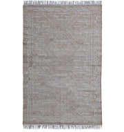 Jute Cotton Blend Kilim Rug For Home Decor - KLM 012 (170 x 240 cm)