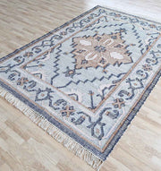 Kilim Rug Blue Multicolor Tribal Flatweave KLM-015 170x240 cm Carpet