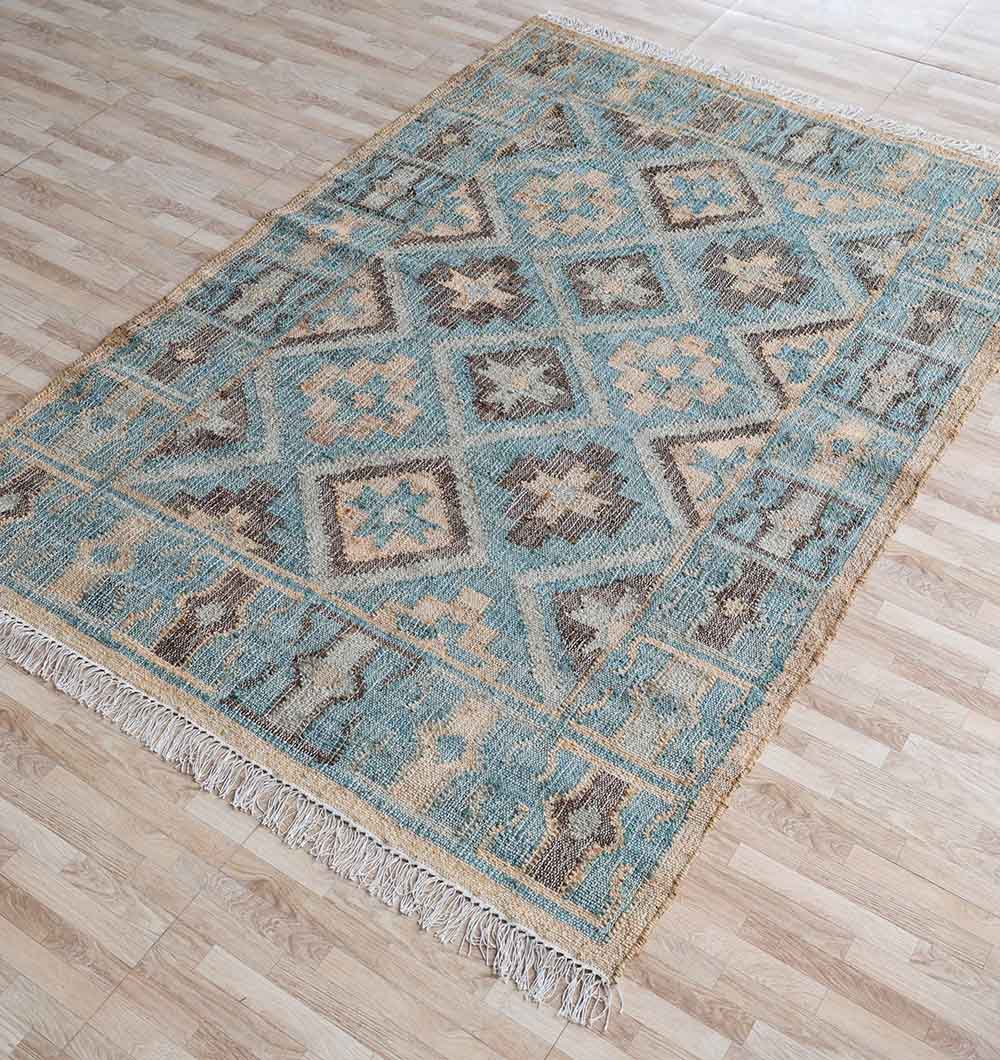 Handmade Kilim Rug 170x240 cm Multicolor Geometric Rug- KLM-023