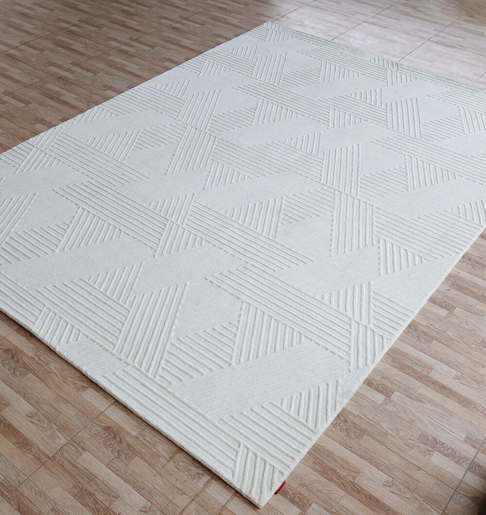 Natural Color Handmade Area Rug - LKH-016