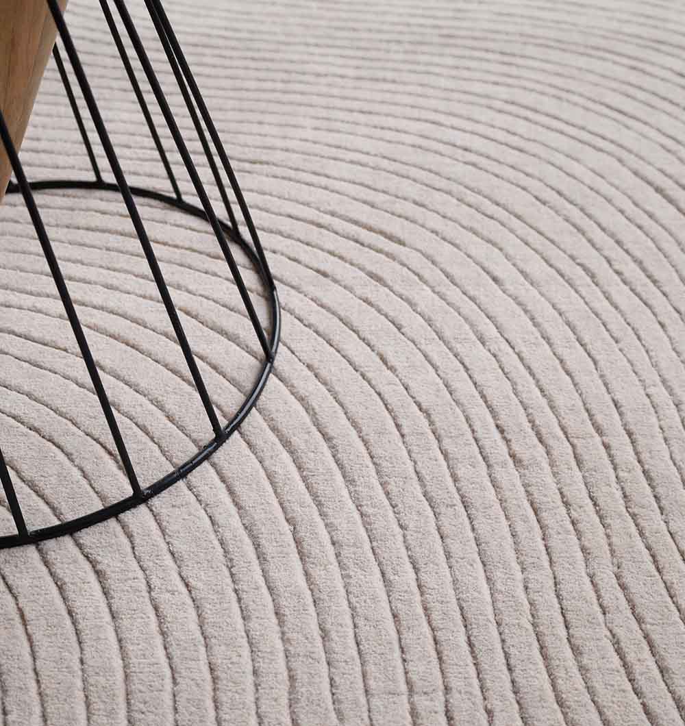 Decorative Rectangle Handmade Lt.Grey Color 200x300 cm Area Rug  - LKH-037