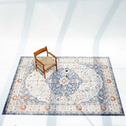 Indoor Floor Area Rug K856B 100% Polyester Silk
