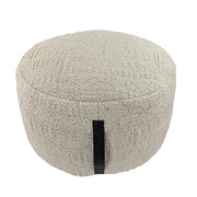 White Cotton Pouf PF-094