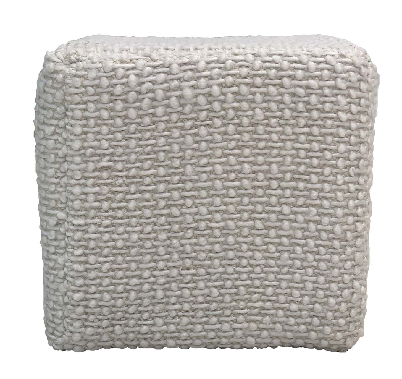 Modern grey pouf PF-129, versatile furniture for home décor and seating