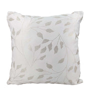 Polyester Cushion With Gold Floral Foil Print Cushion With Insert CS-242