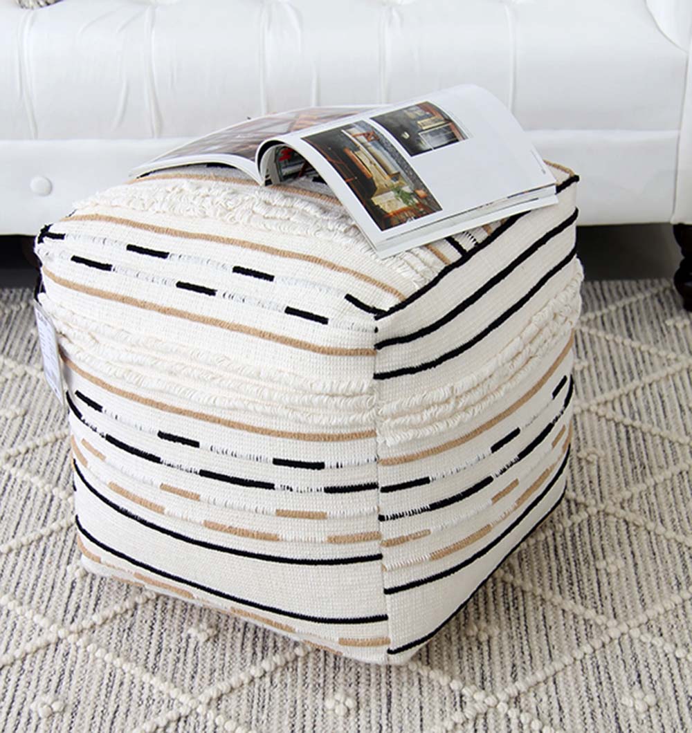 Cotton Boho Pouf PF-066