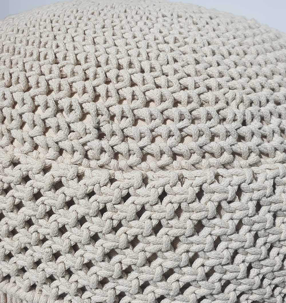 Round Cotton Pouf PF-072