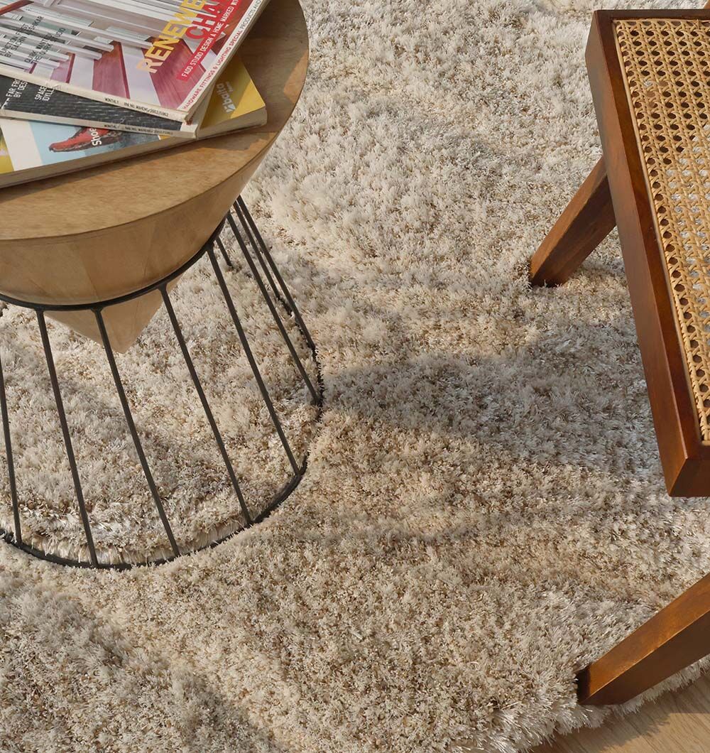 Shaggy Shape Rug for Living Room - SG 017 (200X300 cm)