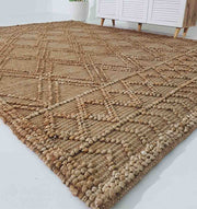Floor Woven Living Room Rug Natural Color Rectangle Shape SR-019