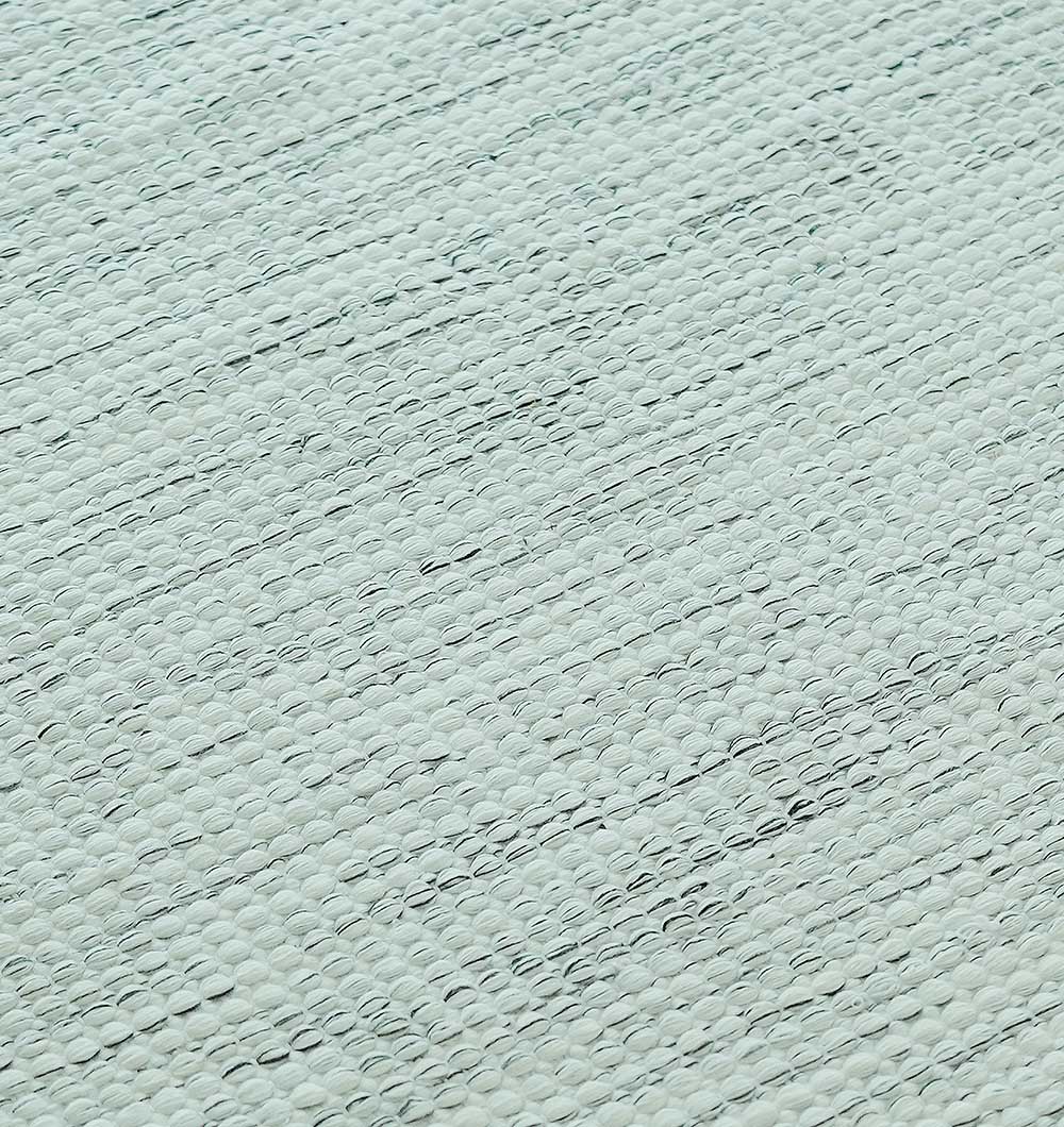 Close-up of the Durable Handmade Natural White Woven Area Rug SR-058 by RAMSHA HOME, showcasing its textured, grid-like pattern and visible threads that highlight detailed craftsmanship.