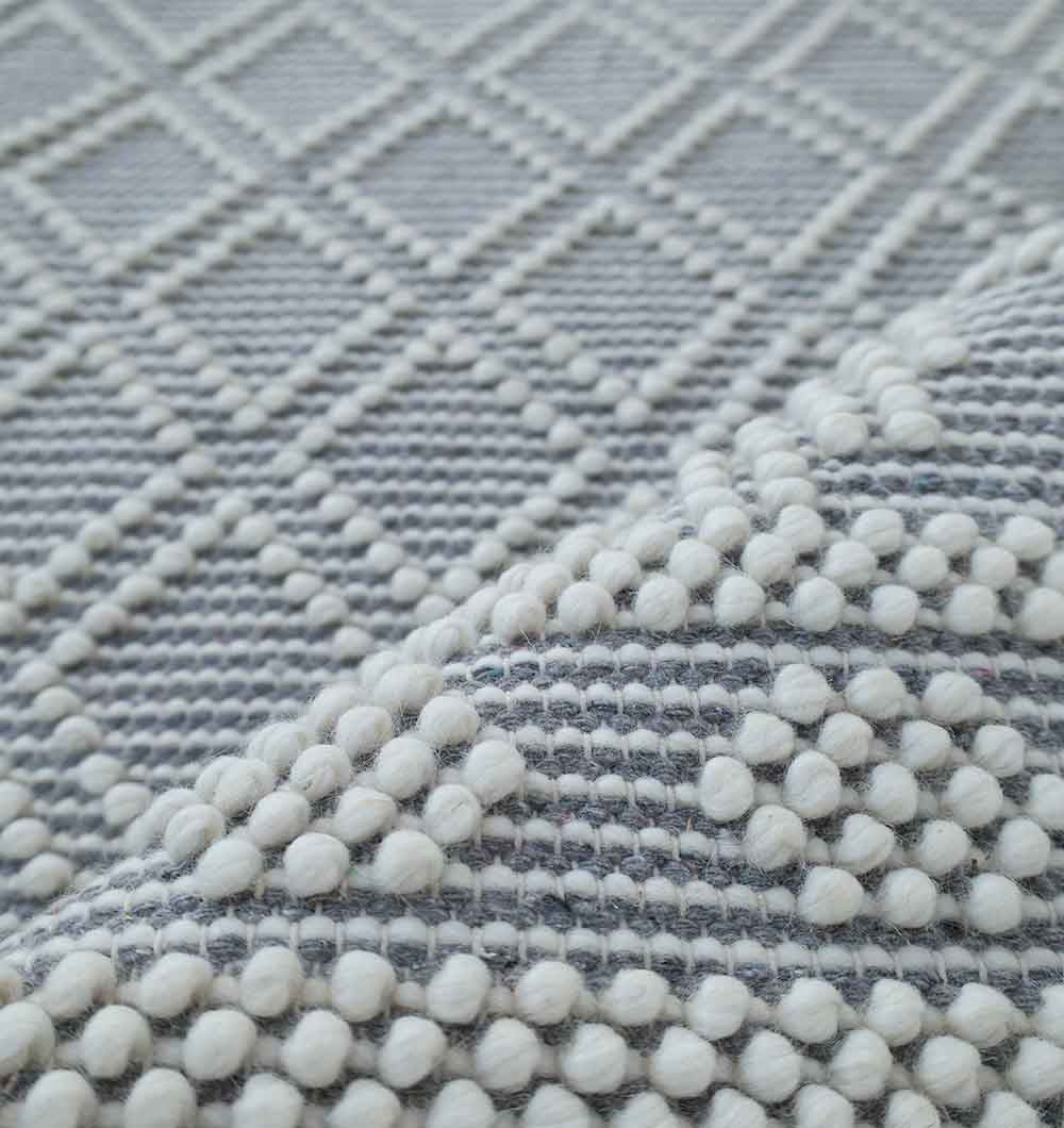 Wool & Cotton Woven Rug Area Rug SRN-004