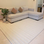 Eid Festive Collection Natural White Rectangle Rug SRN 008
