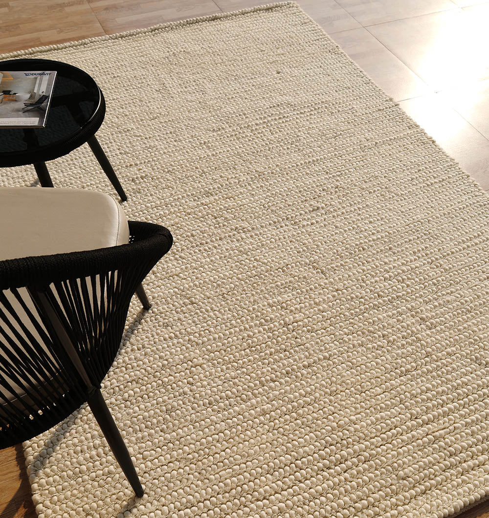 Handmade Natural Color Woven Rug For Living Room SRN-036