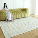 Wool Woven Rug Area Rug with Natural Color SRN-040