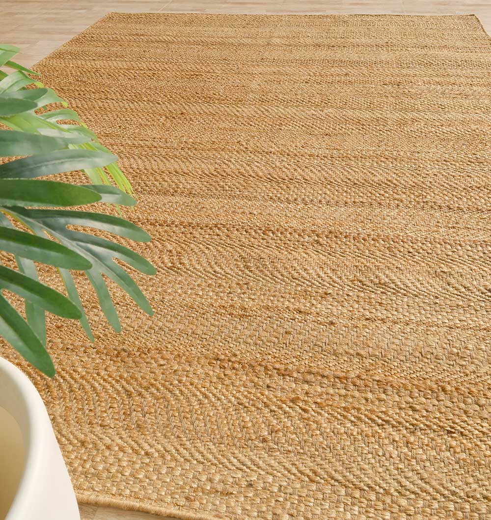 View showcasing the lasting investment quality and exceptional durability of the pure Jute fiber.