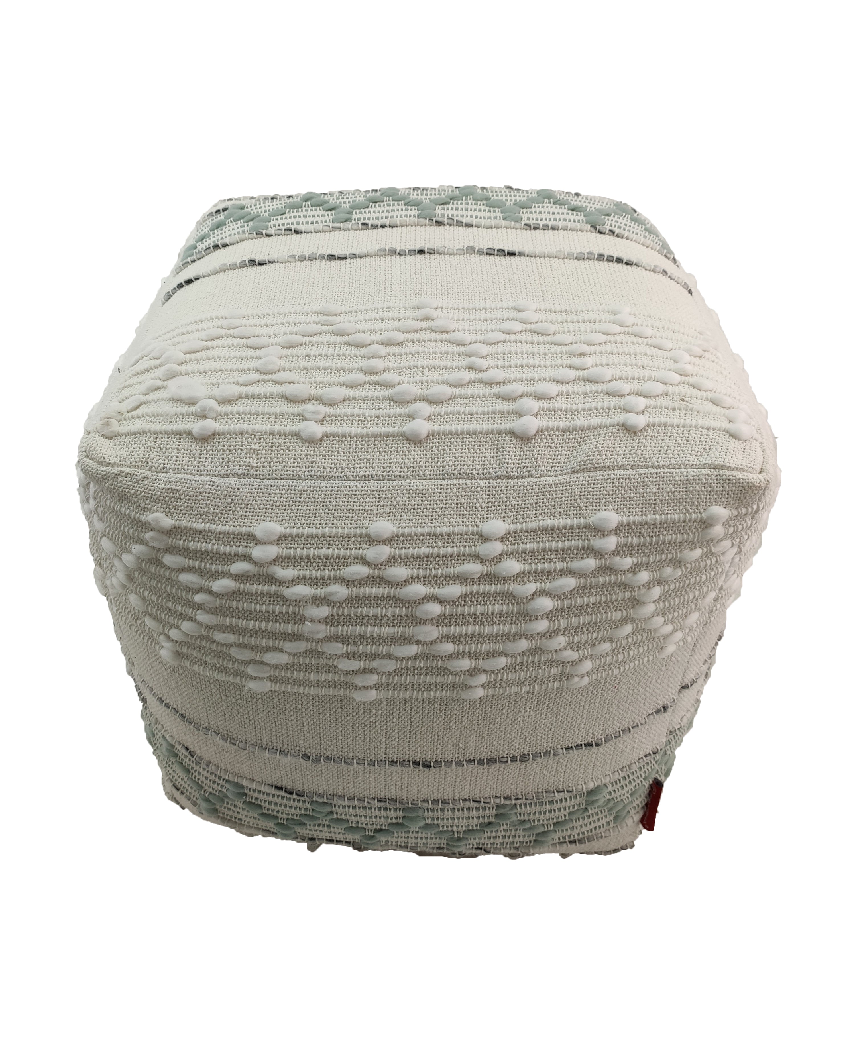 Cotton And Wool Boho Pouf PF-068