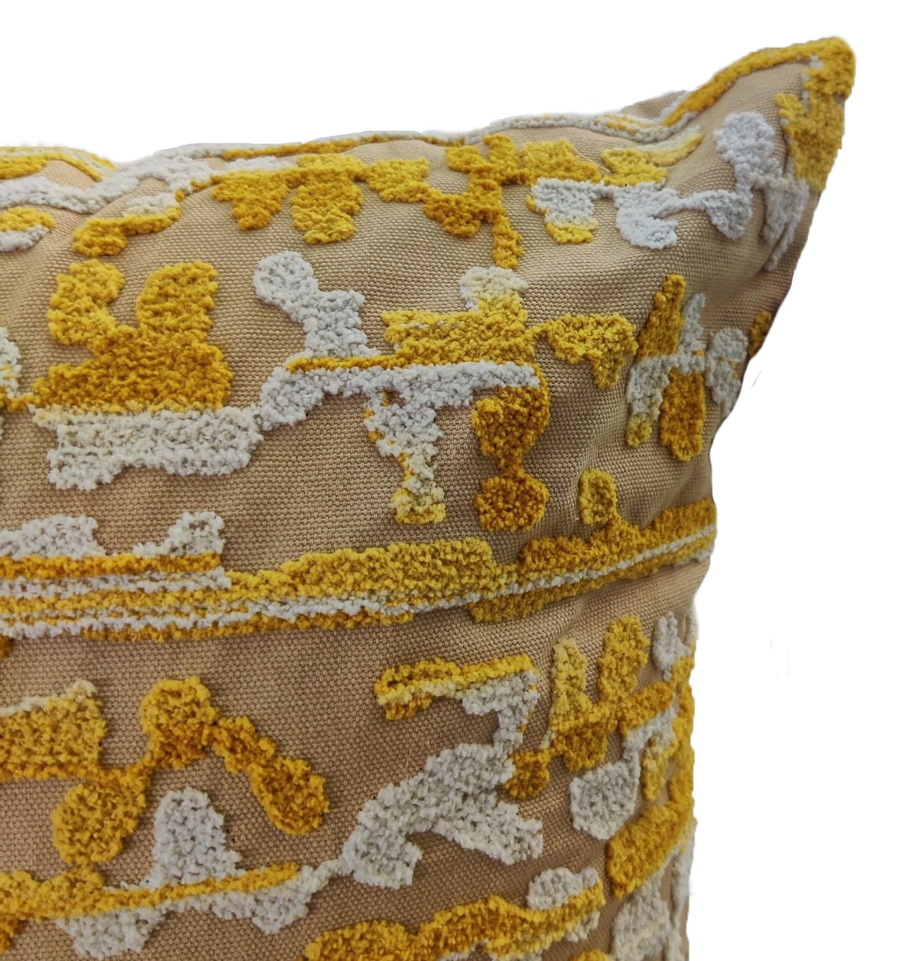 Yellow Color Boho Cushion CS-269
