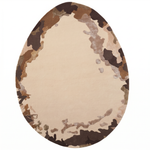 Terra Eclipse Oval Handmade Rug Accent Rug HTWV-195