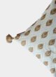 White and Gold Polyester Cushion Cover with Tassels for Sofa and Couch - CS 016 (40x40cm) - الصورة 2