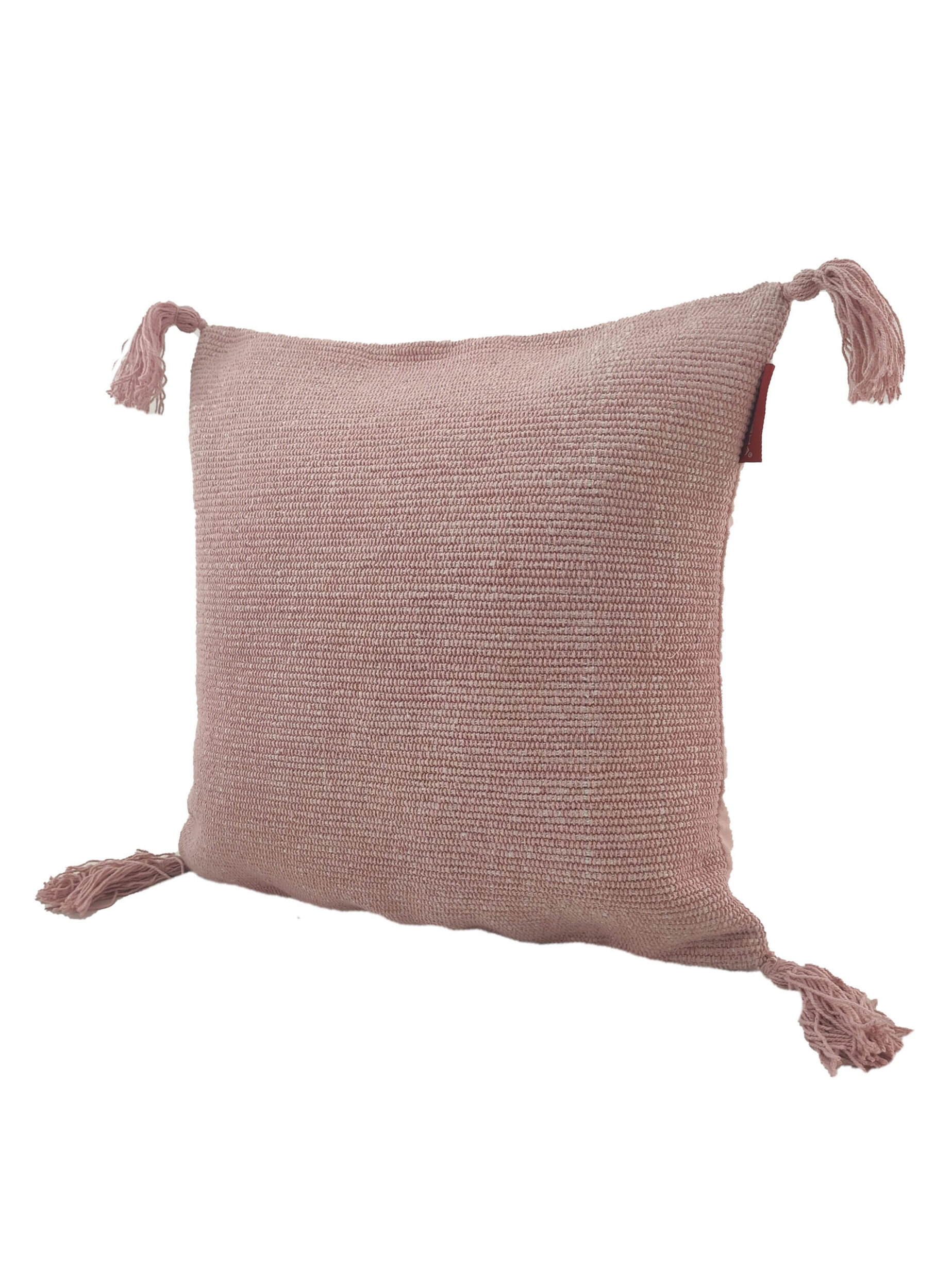 002-scaled-4.jpg Pink Color Cotton Cushion with Filler for Living Room, Bedroom - CS 133 (45x45cm) - الصورة 2