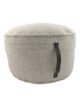 White Color Study Room Cotton Pouf - PF 053 (50x50x30cm)