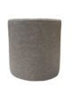 Grey Color Leather Pouf for Floor - PF 042 (40x40x50cm) - الصورة 3