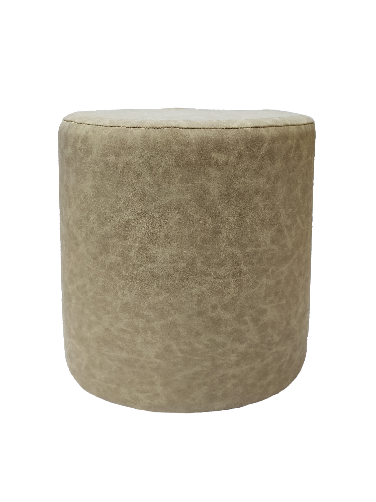 01-19-3.jpg Ivory Color Bedroom Leather Pouf - PF 043 (40x40x40cm) - الصورة 2